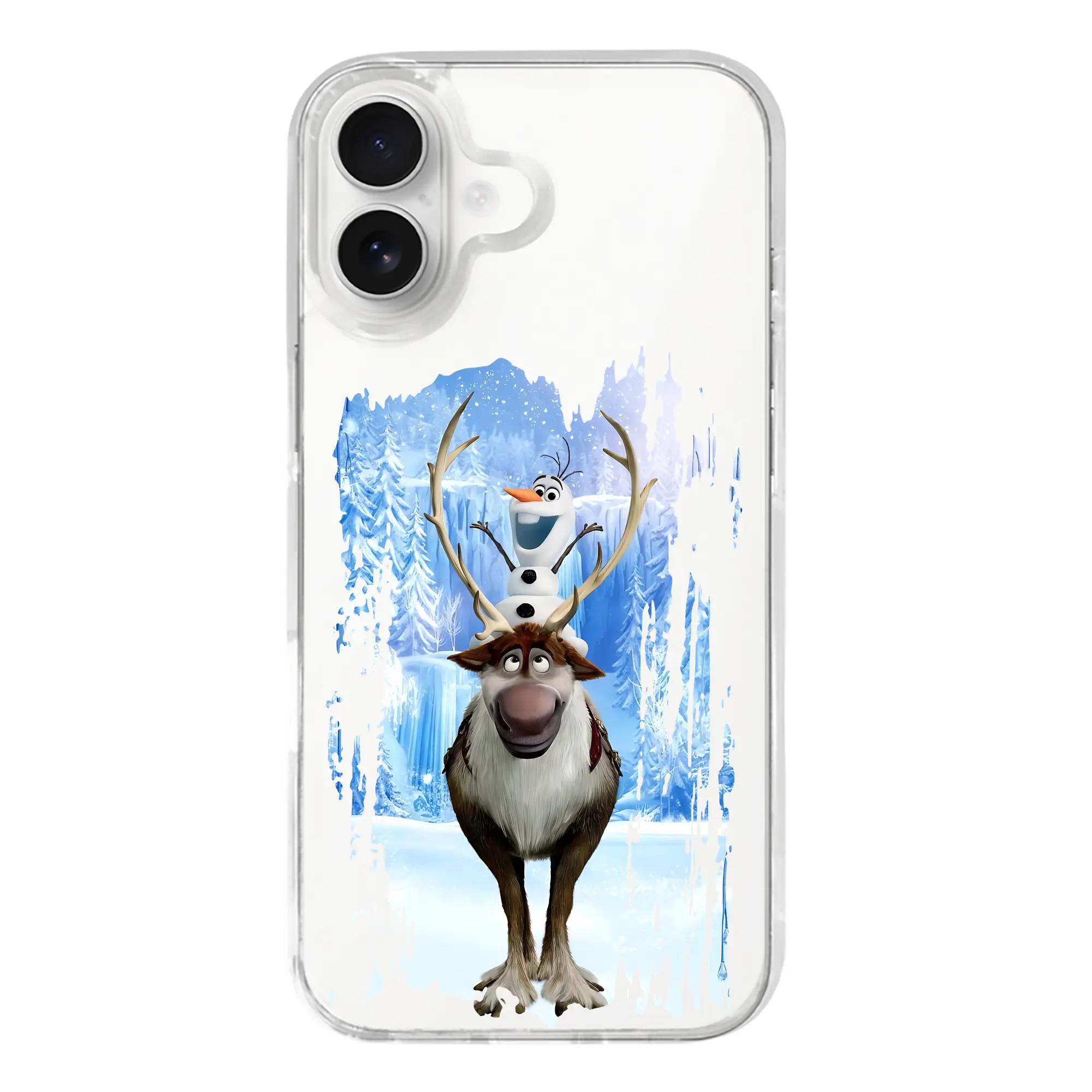 アナと雪の女王(Frozen) グッズ スヴェン(Sven) - iPhone 17シリーズ 透明スマホケース – 薄型・耐衝撃・精密フィット保護カバー